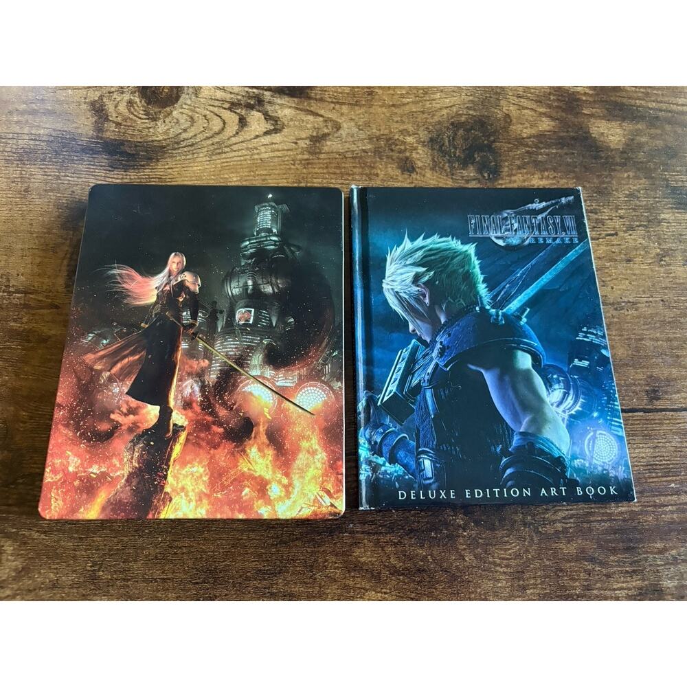 Final Fantasy VII Remake Deluxe Edition - Sony PS4 - Game And Book Only